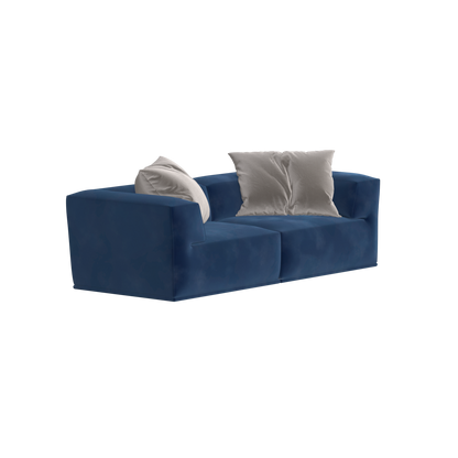 Savile Sofa — Compact Form with Wide Straight Armrests