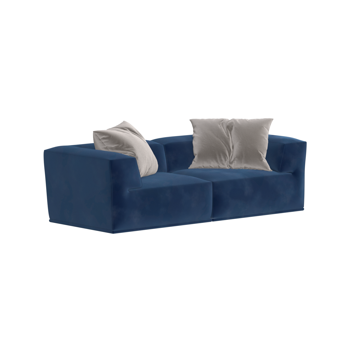 Savile Sofa — Compact Form with Wide Straight Armrests