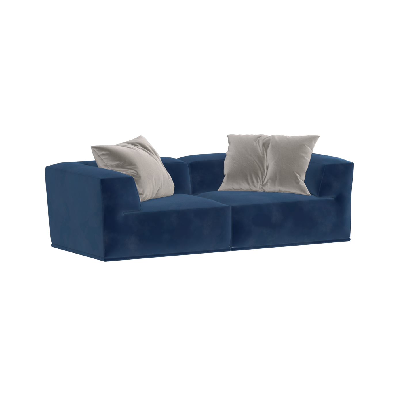 Savile Sofa — Compact Form with Wide Straight Armrests