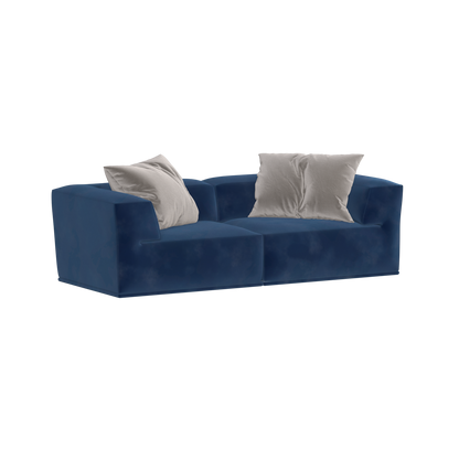Savile Sofa — Compact Form with Wide Straight Armrests
