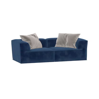 Savile Sofa — Compact Form with Wide Straight Armrests