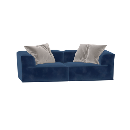 Savile Sofa — Compact Form with Wide Straight Armrests