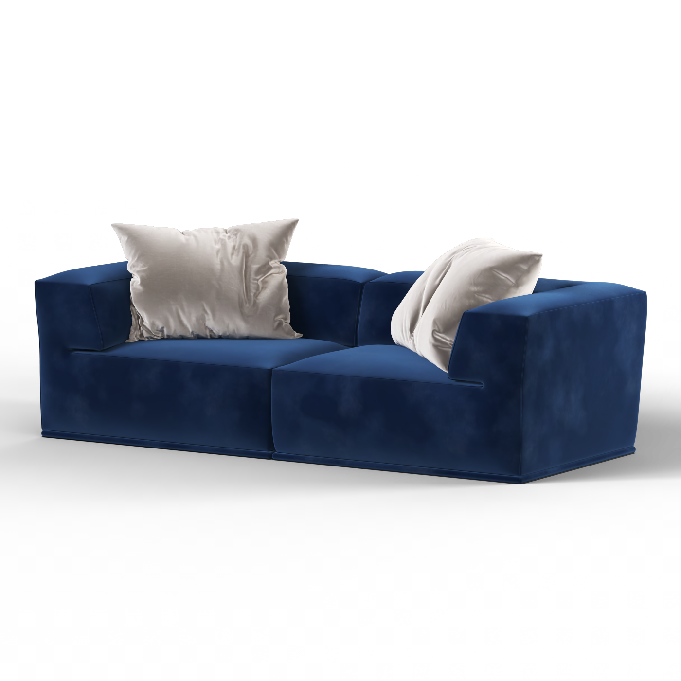 Savile Sofa — Compact Form with Wide Straight Armrests