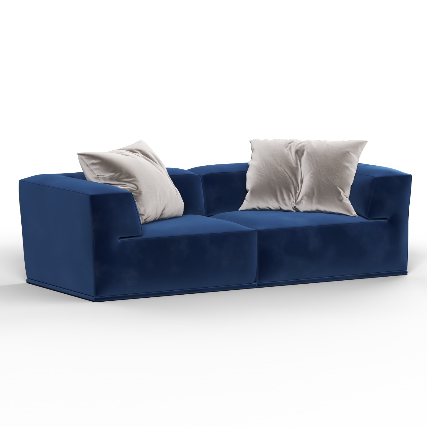 Savile Sofa — Compact Form with Wide Straight Armrests