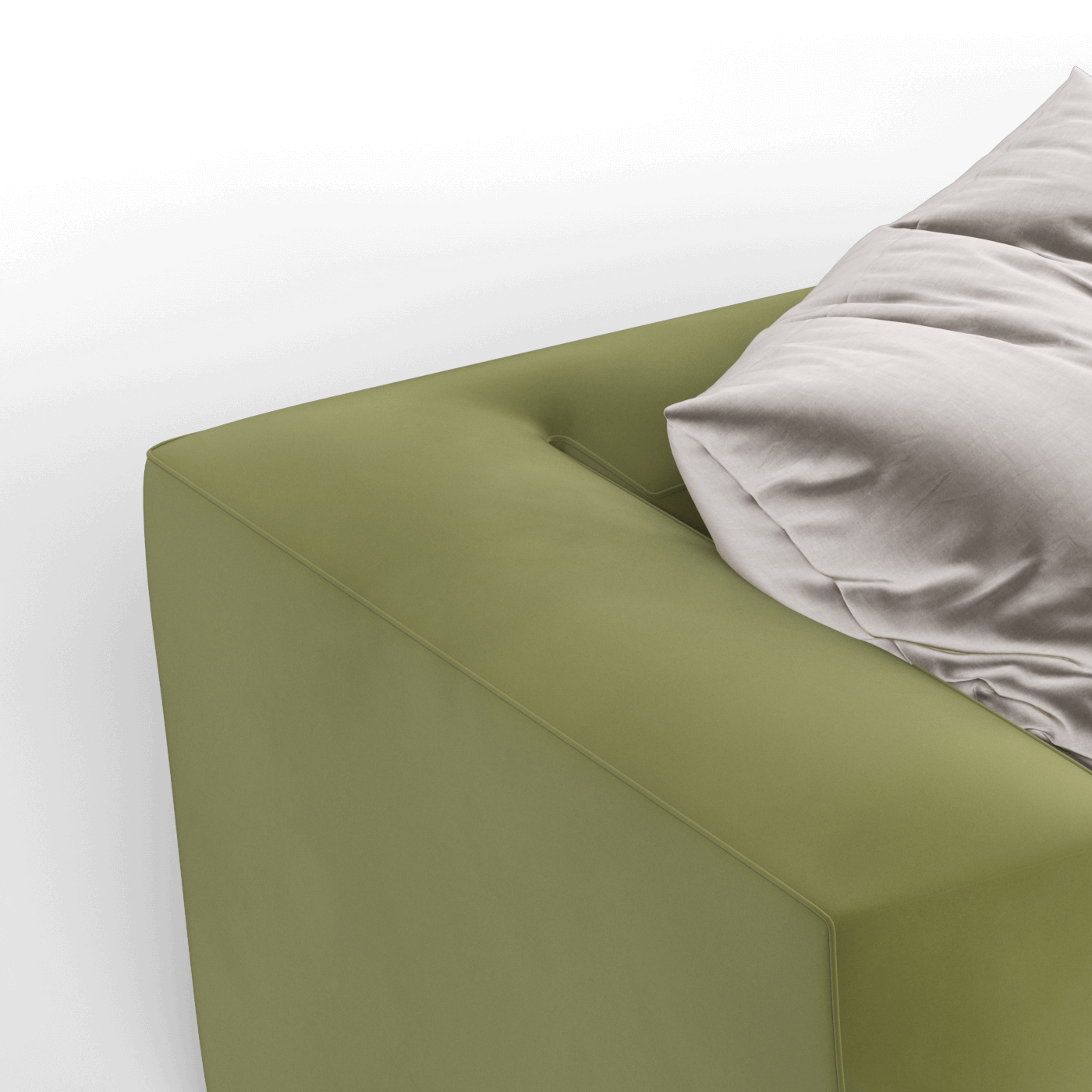 Savile Sofa — Compact Form with Wide Straight Armrests
