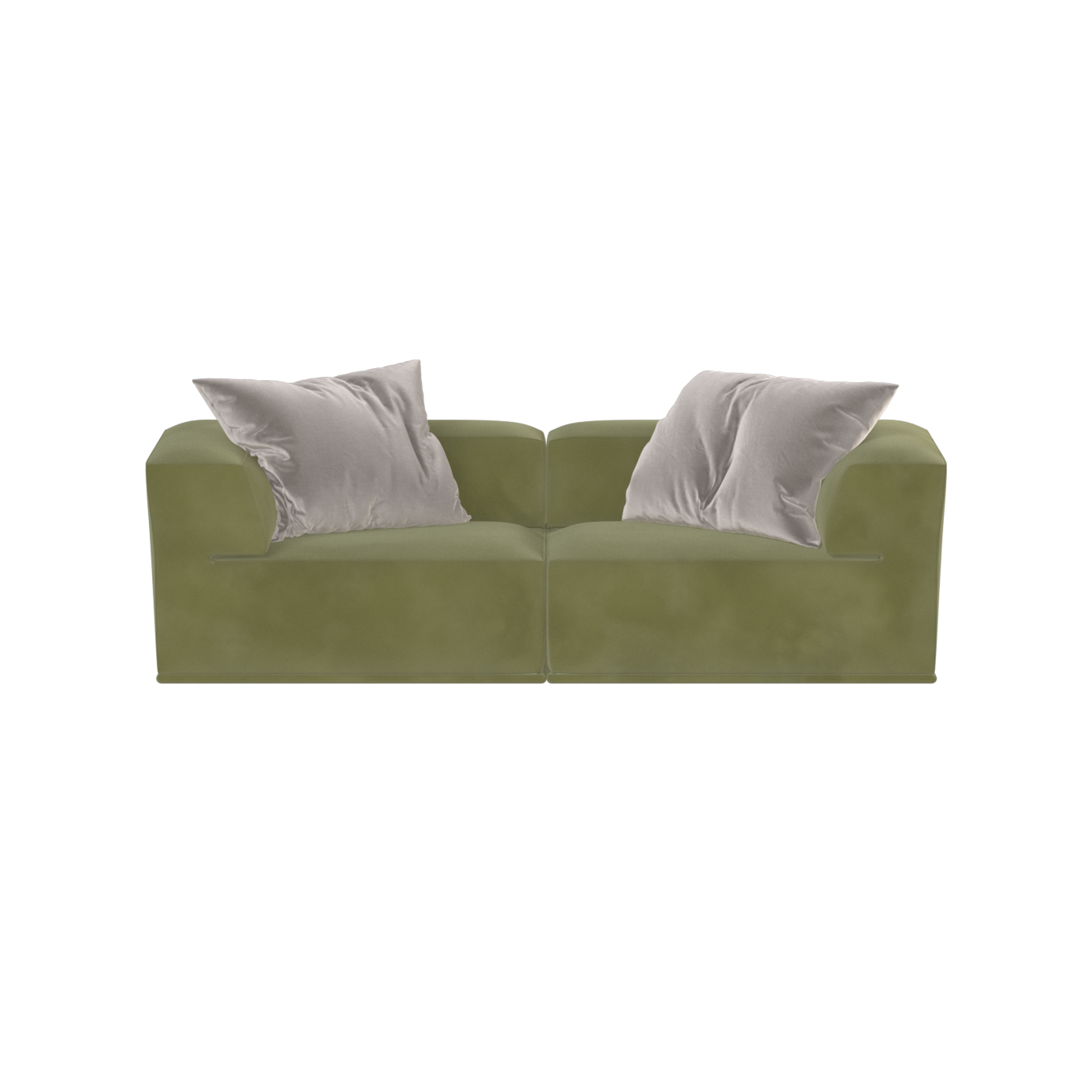Savile Sofa — Compact Form with Wide Straight Armrests