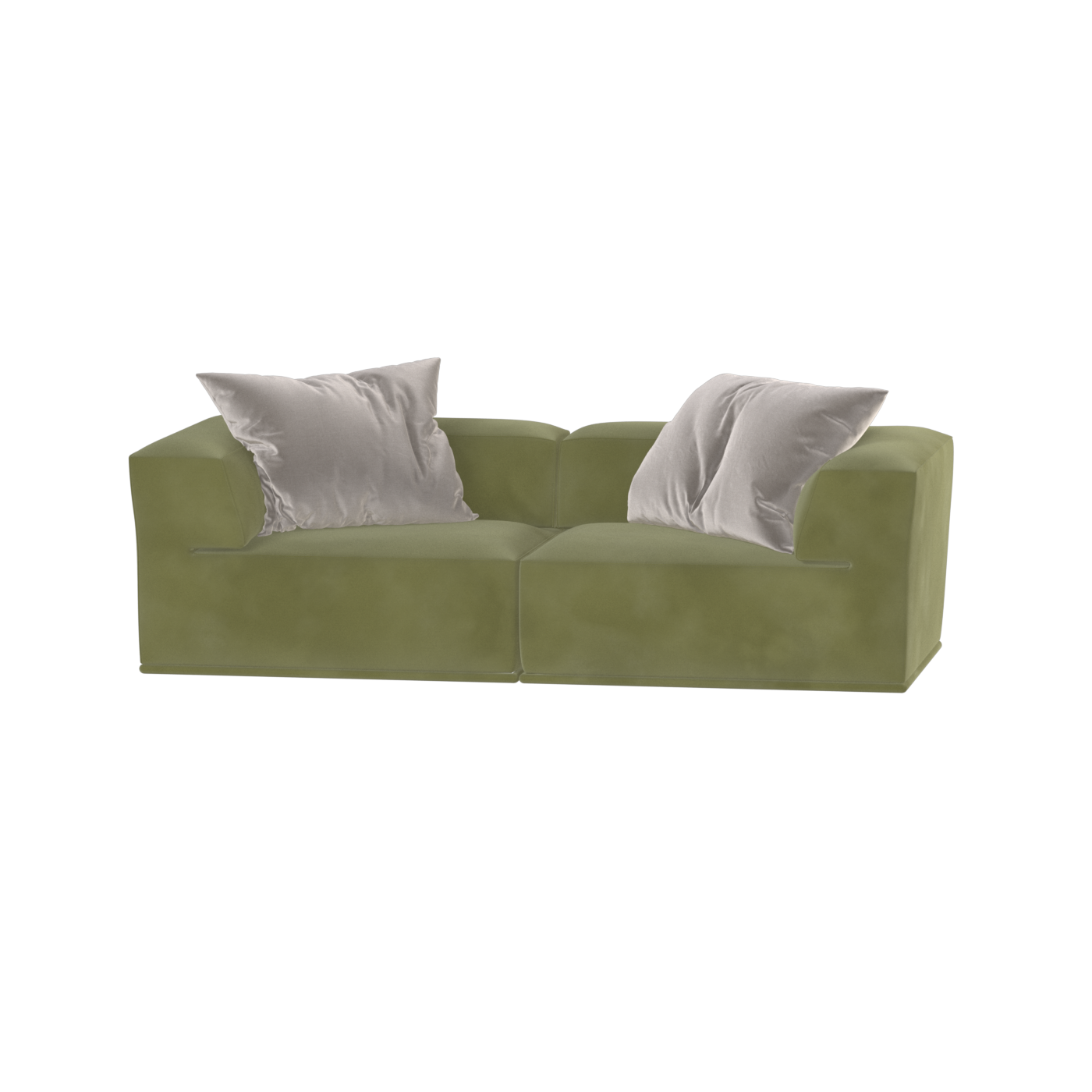 Savile Sofa — Compact Form with Wide Straight Armrests