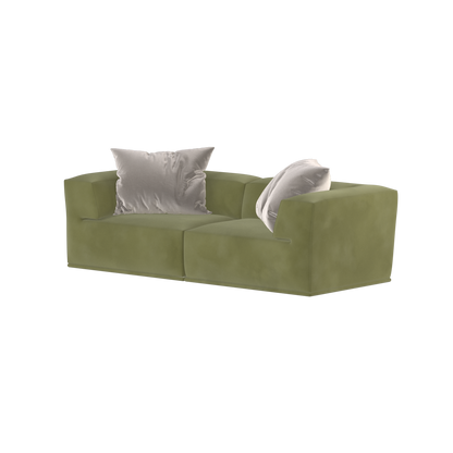 Savile Sofa — Compact Form with Wide Straight Armrests
