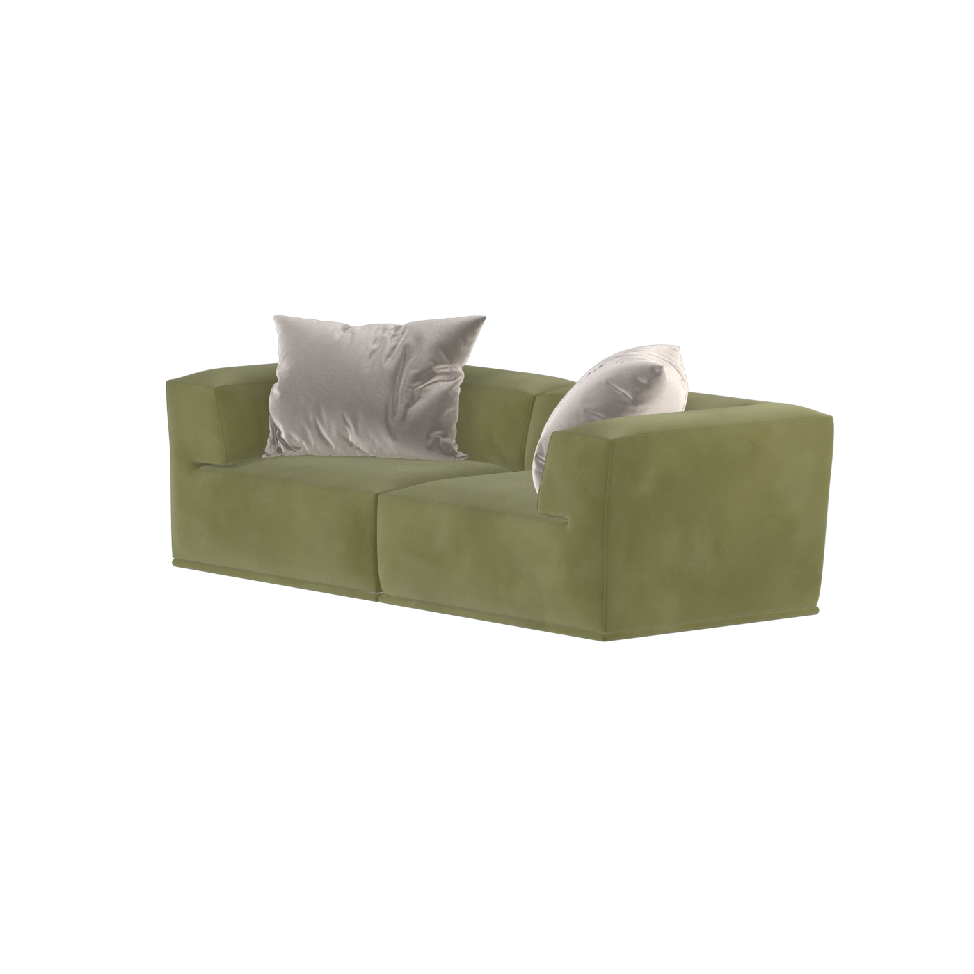 Savile Sofa — Compact Form with Wide Straight Armrests