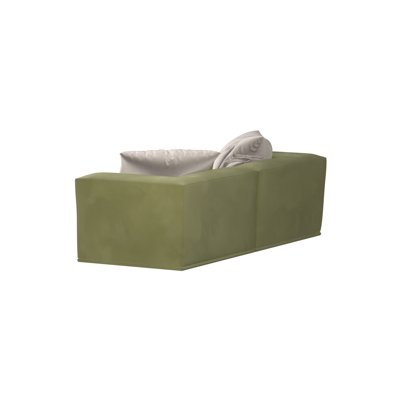 Savile Sofa — Compact Form with Wide Straight Armrests