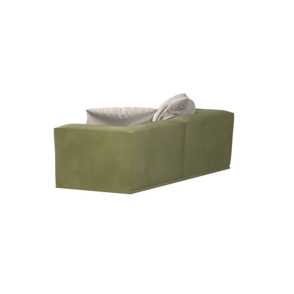 Savile Sofa — Compact Form with Wide Straight Armrests