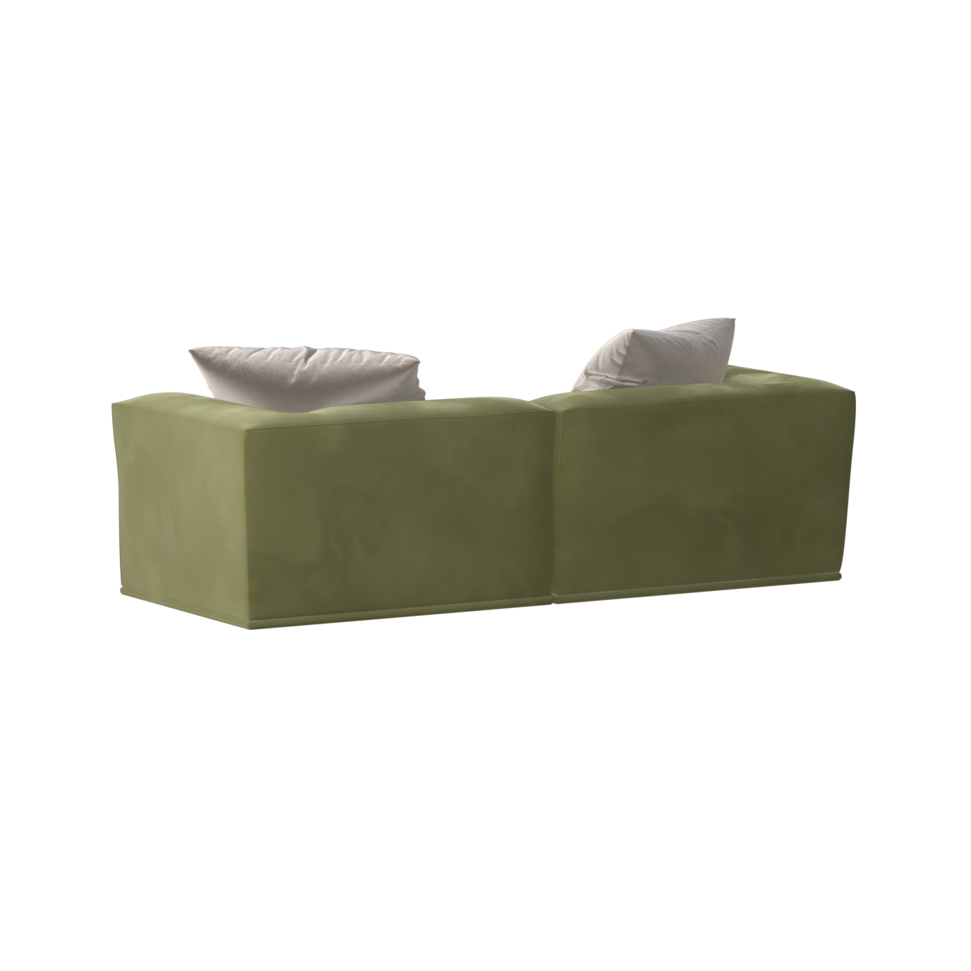 Savile Sofa — Compact Form with Wide Straight Armrests