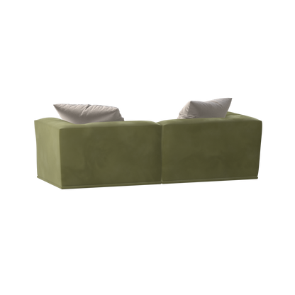Savile Sofa — Compact Form with Wide Straight Armrests