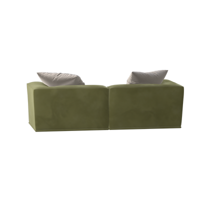 Savile Sofa — Compact Form with Wide Straight Armrests
