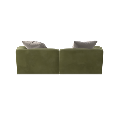 Savile Sofa — Compact Form with Wide Straight Armrests