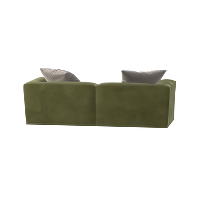 Savile Sofa — Compact Form with Wide Straight Armrests