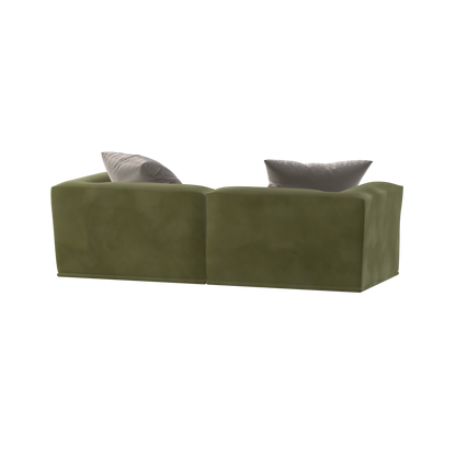 Savile Sofa — Compact Form with Wide Straight Armrests