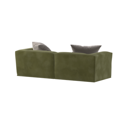Savile Sofa — Compact Form with Wide Straight Armrests