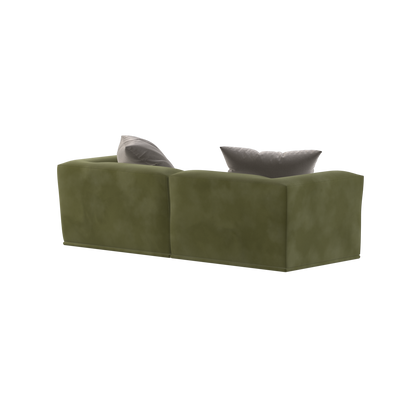 Savile Sofa — Compact Form with Wide Straight Armrests