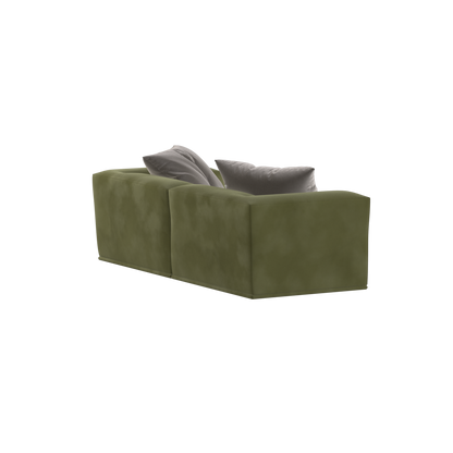 Savile Sofa — Compact Form with Wide Straight Armrests