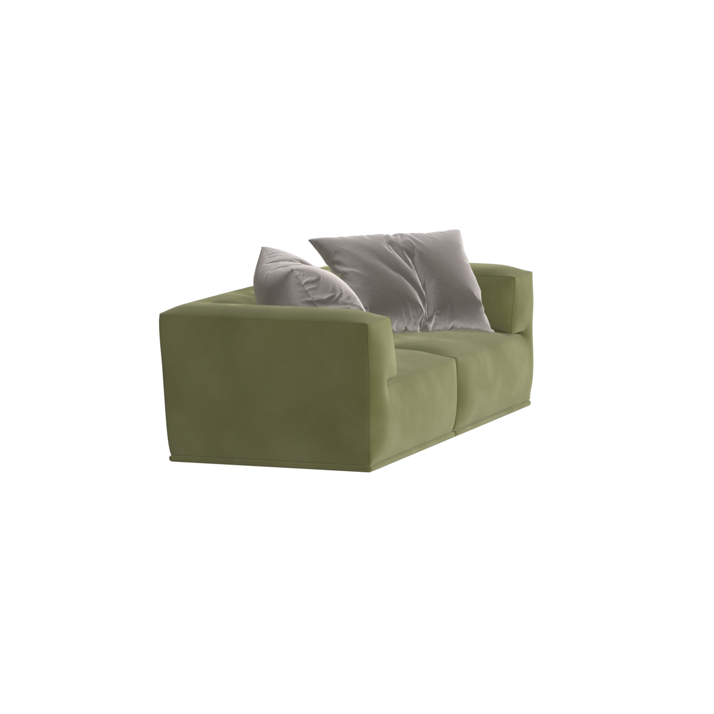 Savile Sofa — Compact Form with Wide Straight Armrests