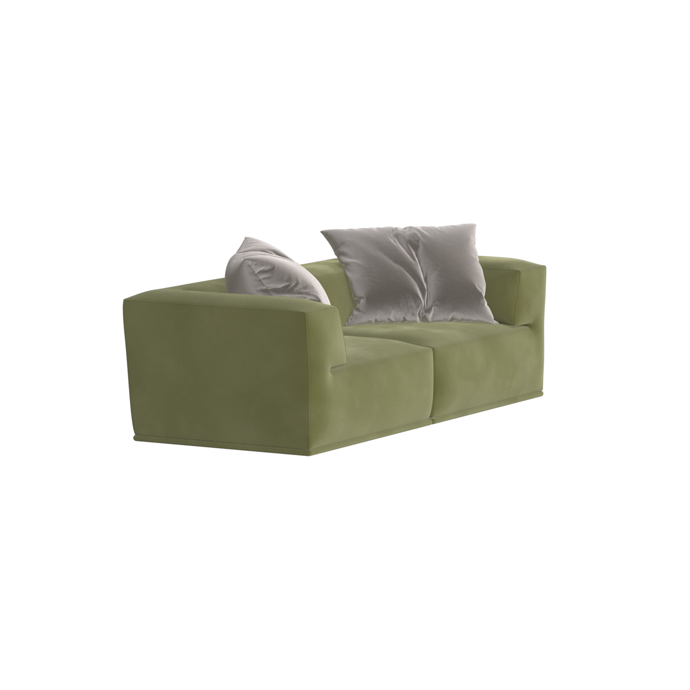 Savile Sofa — Compact Form with Wide Straight Armrests