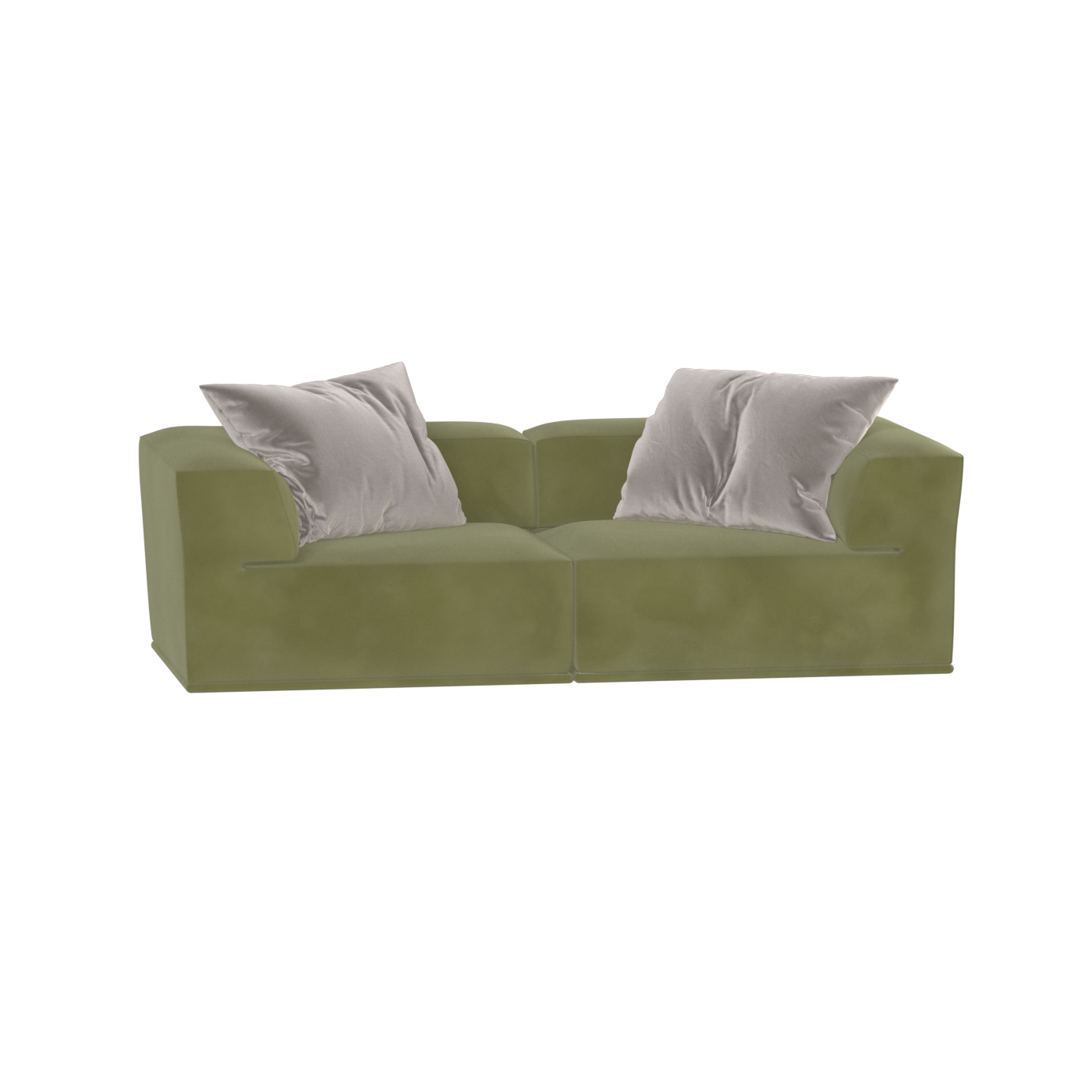 Savile Sofa — Compact Form with Wide Straight Armrests