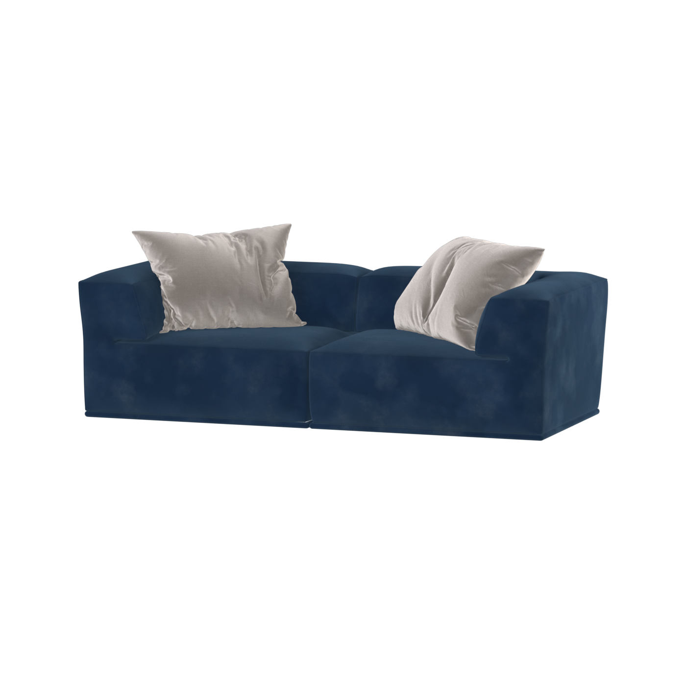 Savile Sofa — Compact Form with Wide Straight Armrests