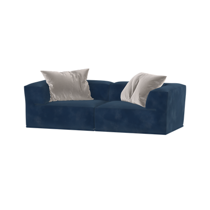 Savile Sofa — Compact Form with Wide Straight Armrests