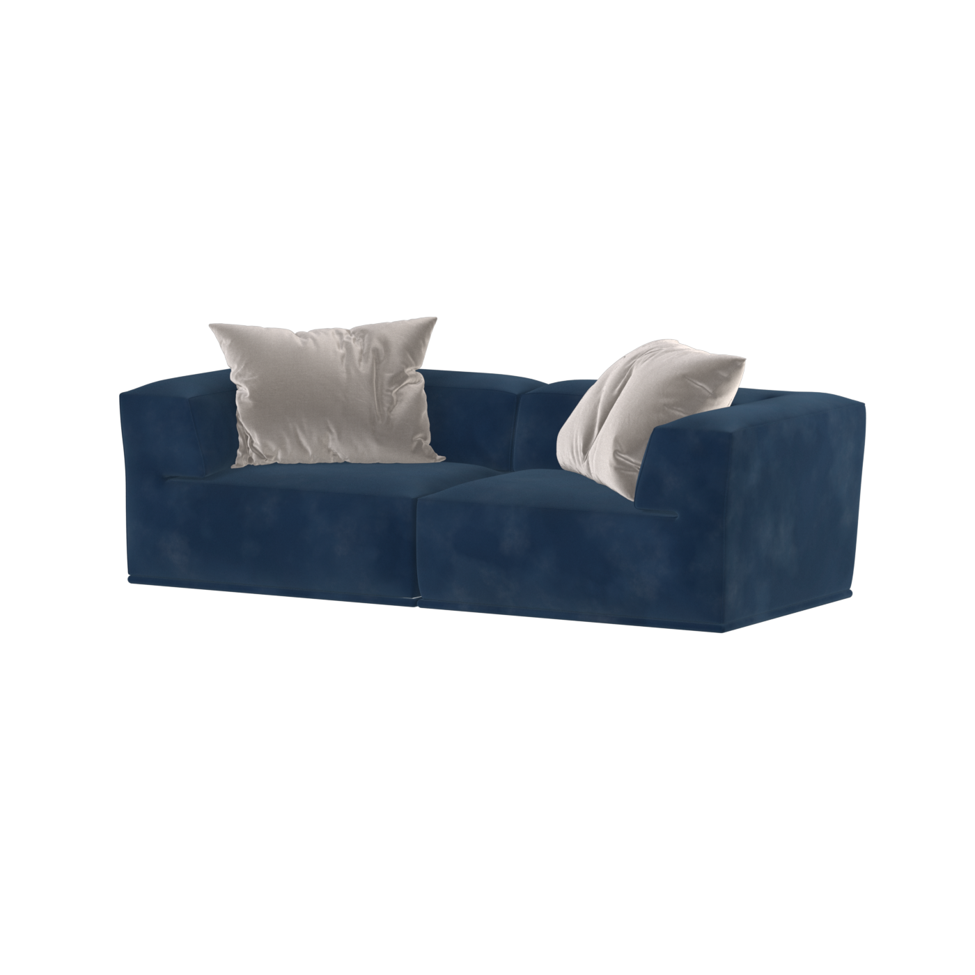 Savile Sofa — Compact Form with Wide Straight Armrests
