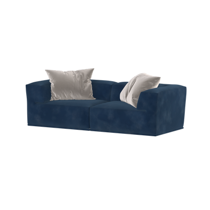 Savile Sofa — Compact Form with Wide Straight Armrests