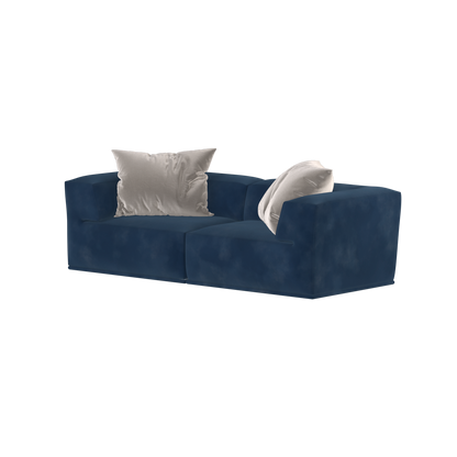 Savile Sofa — Compact Form with Wide Straight Armrests