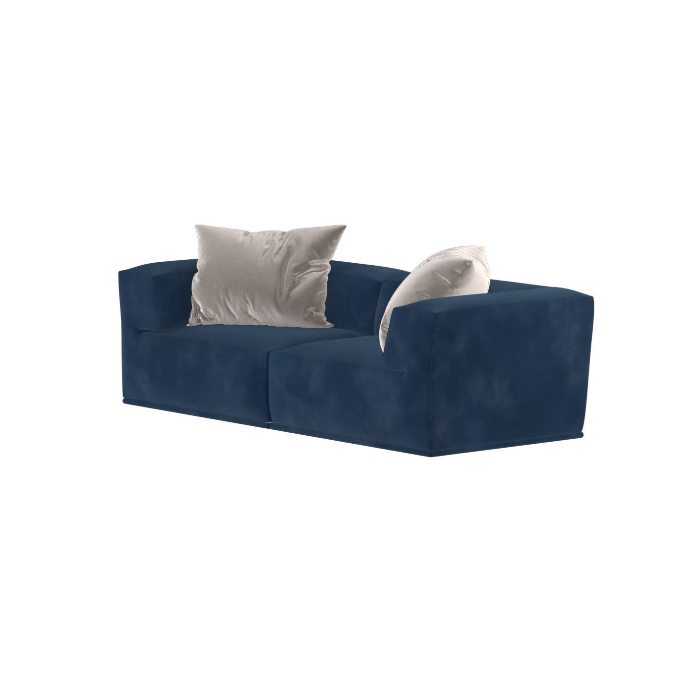 Savile Sofa — Compact Form with Wide Straight Armrests