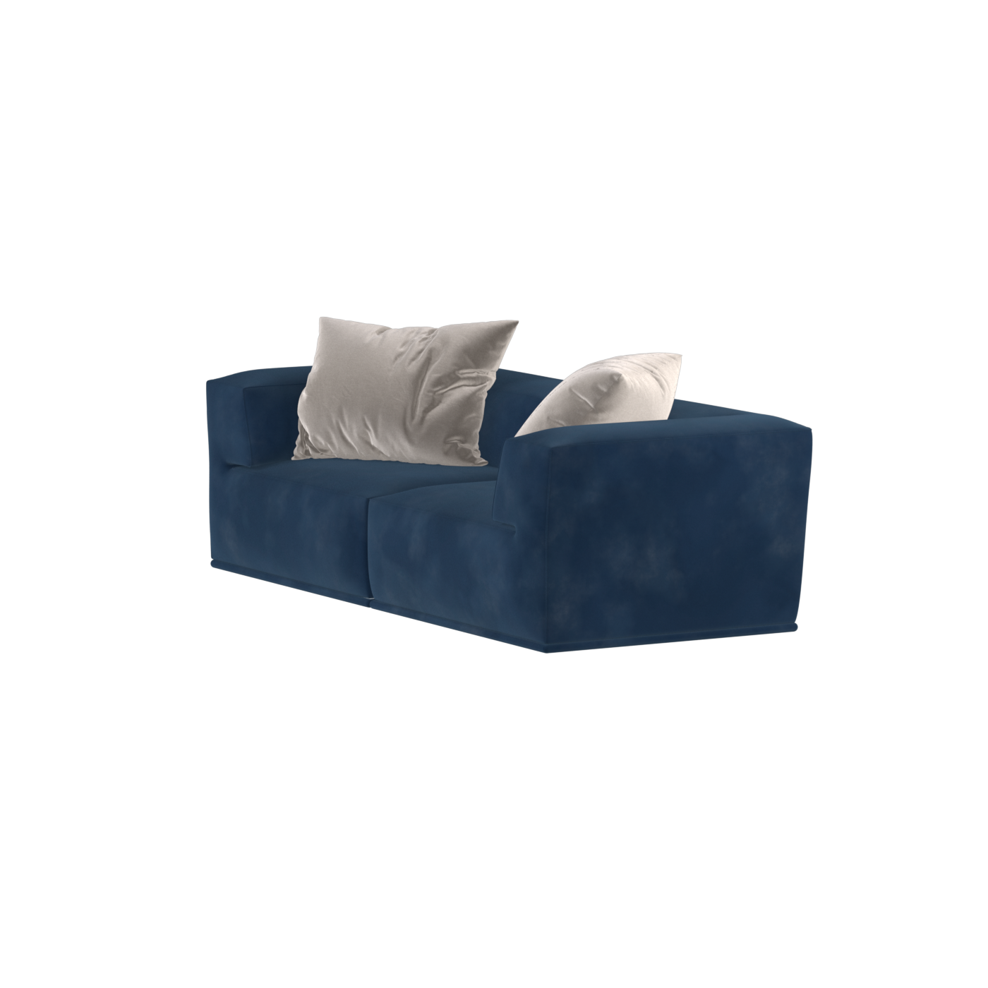 Savile Sofa — Compact Form with Wide Straight Armrests