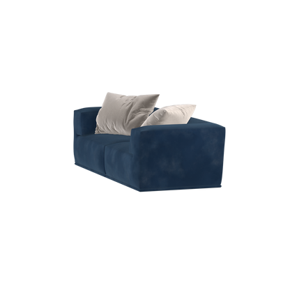 Savile Sofa — Compact Form with Wide Straight Armrests