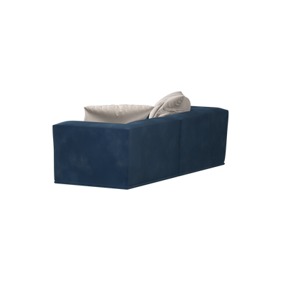 Savile Sofa — Compact Form with Wide Straight Armrests