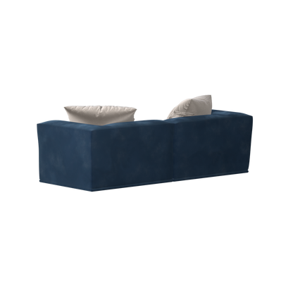 Savile Sofa — Compact Form with Wide Straight Armrests