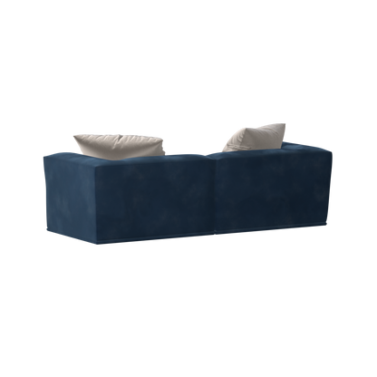 Savile Sofa — Compact Form with Wide Straight Armrests