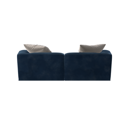 Savile Sofa — Compact Form with Wide Straight Armrests