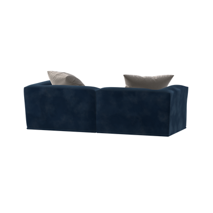 Savile Sofa — Compact Form with Wide Straight Armrests