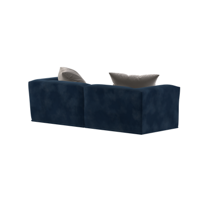 Savile Sofa — Compact Form with Wide Straight Armrests