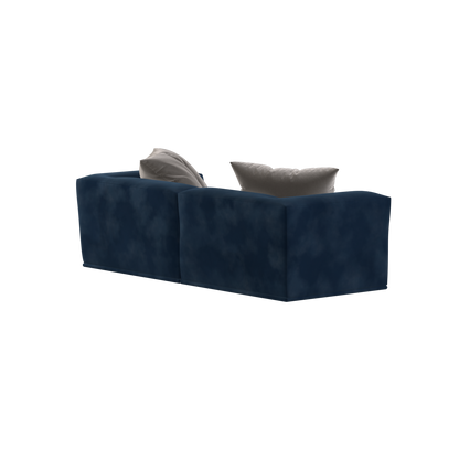 Savile Sofa — Compact Form with Wide Straight Armrests