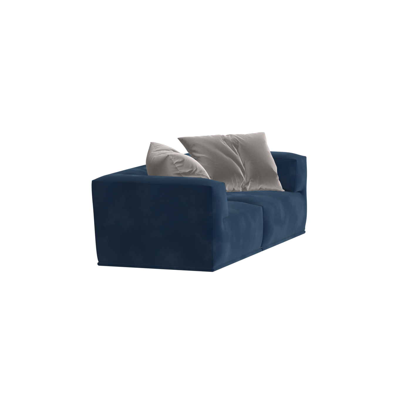 Savile Sofa — Compact Form with Wide Straight Armrests