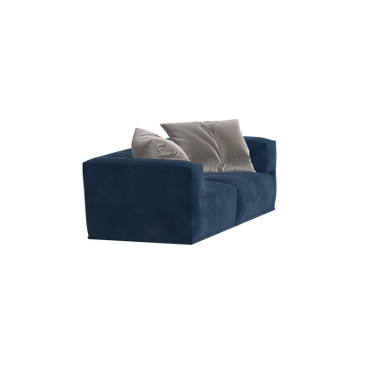 Savile Sofa — Compact Form with Wide Straight Armrests