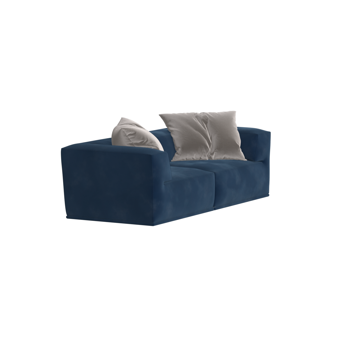 Savile Sofa — Compact Form with Wide Straight Armrests