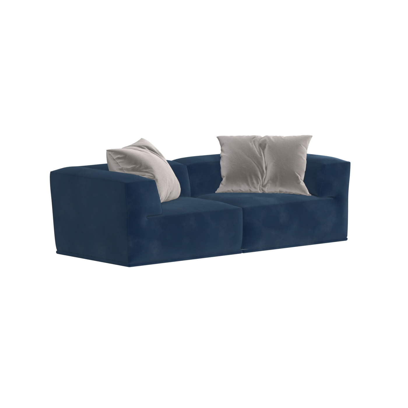 Savile Sofa — Compact Form with Wide Straight Armrests