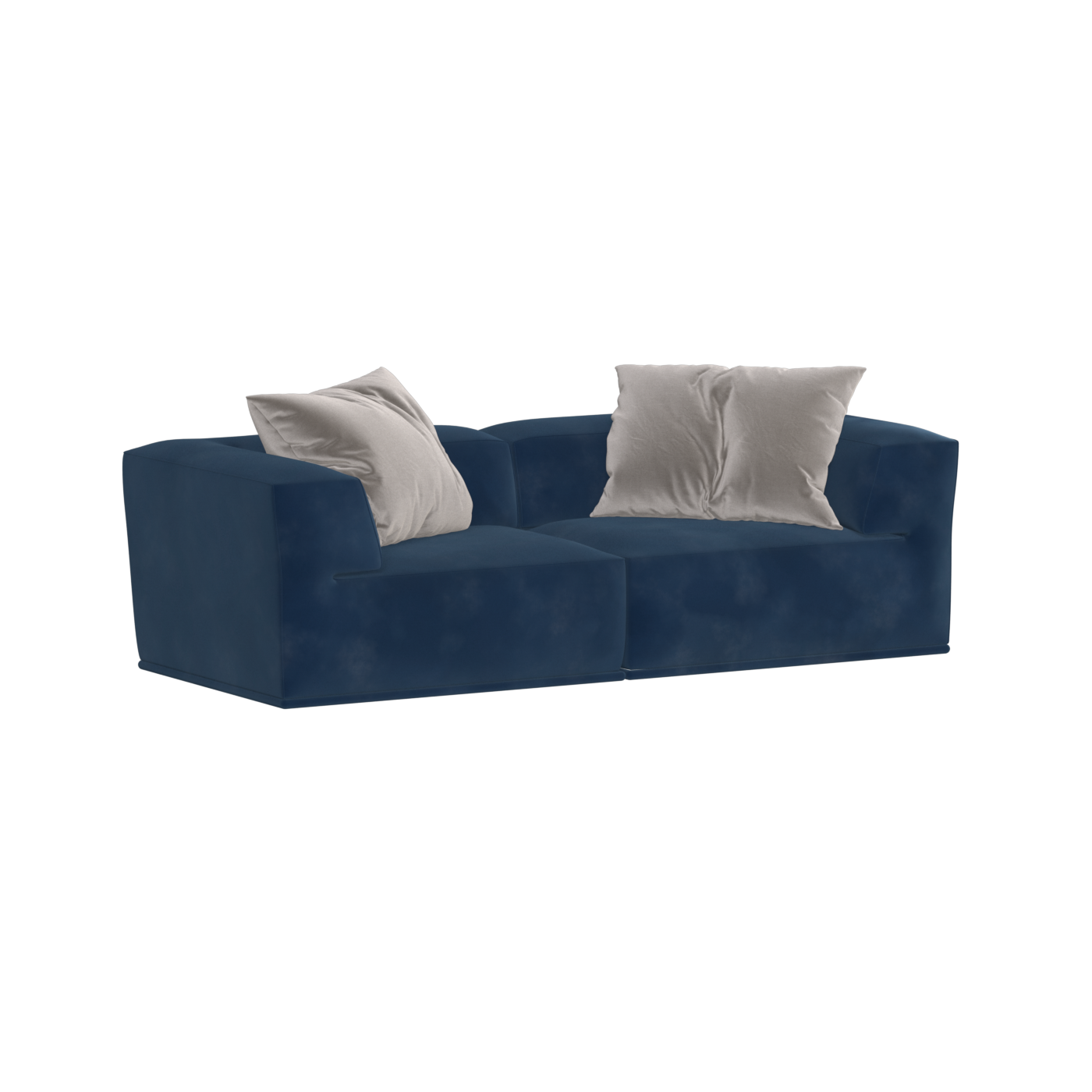 Savile Sofa — Compact Form with Wide Straight Armrests