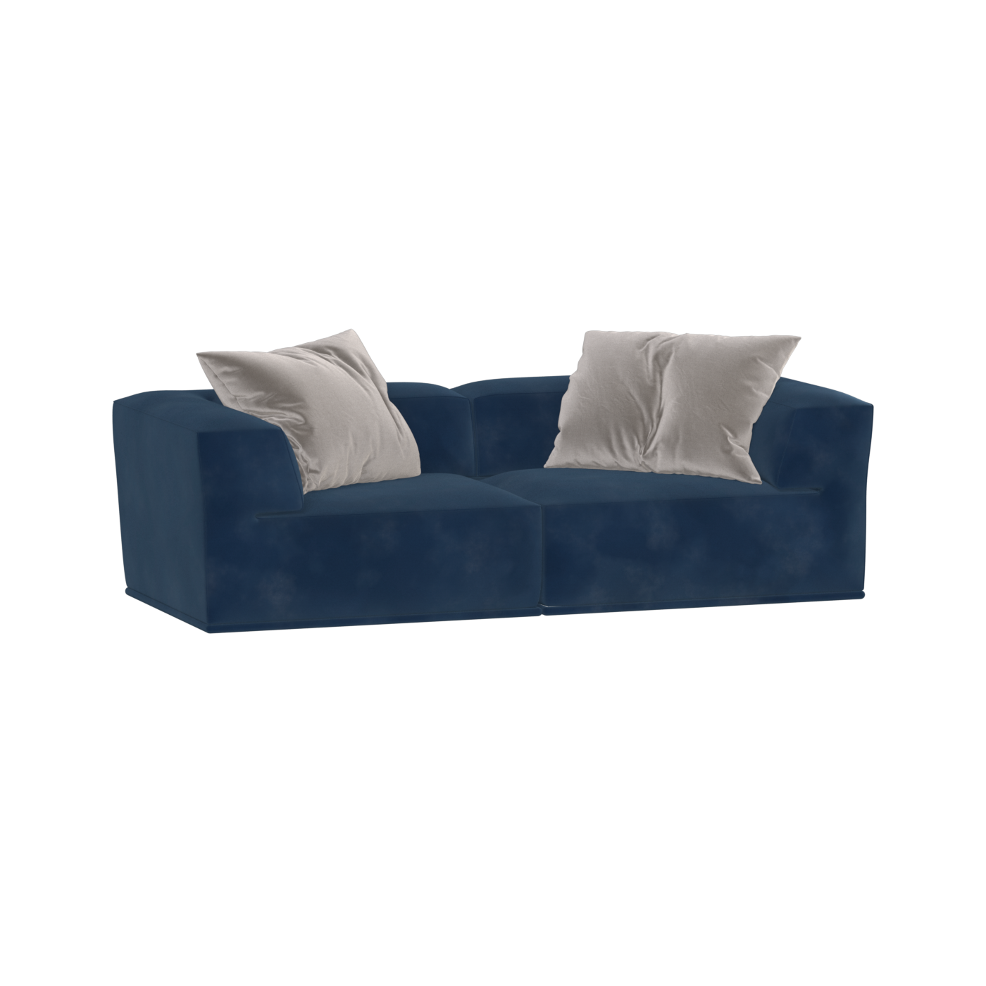 Savile Sofa — Compact Form with Wide Straight Armrests