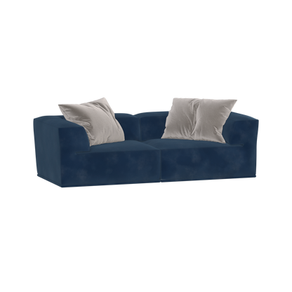 Savile Sofa — Compact Form with Wide Straight Armrests