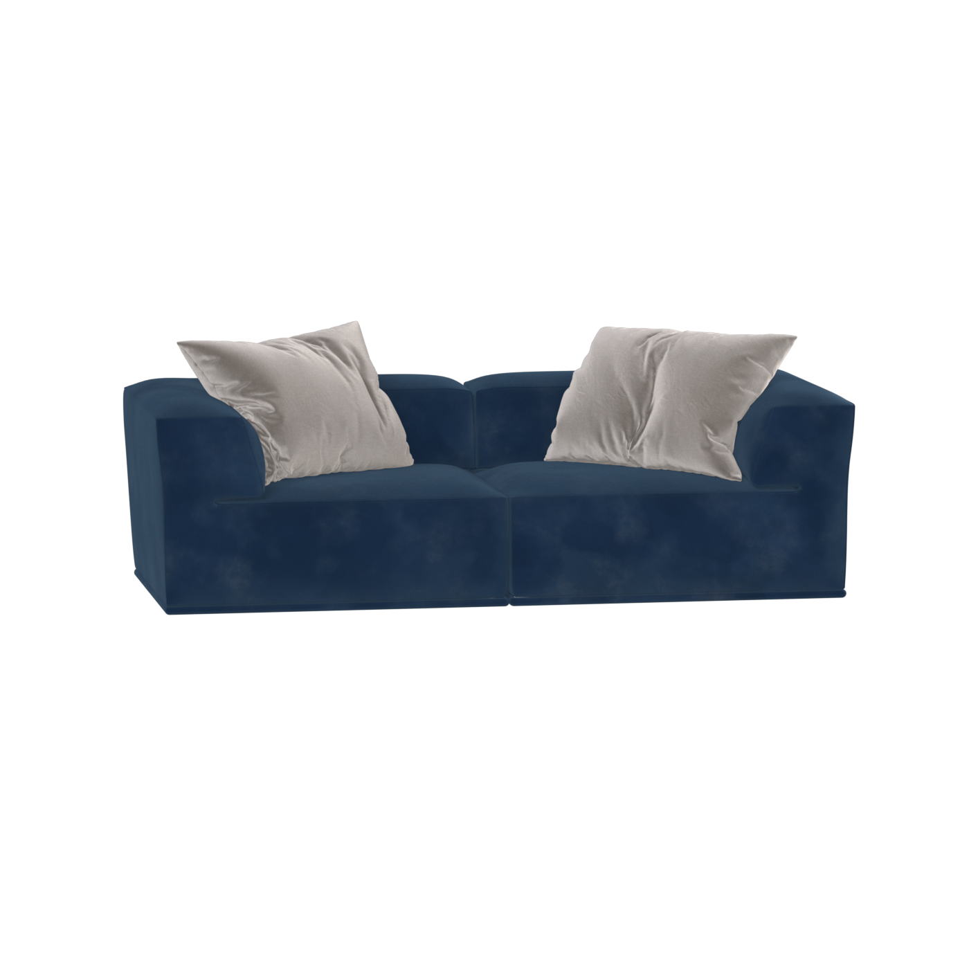 Savile Sofa — Compact Form with Wide Straight Armrests